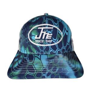 Kryptek Pontus Mesh Snapback Hat Blue / White / Multicolor OS